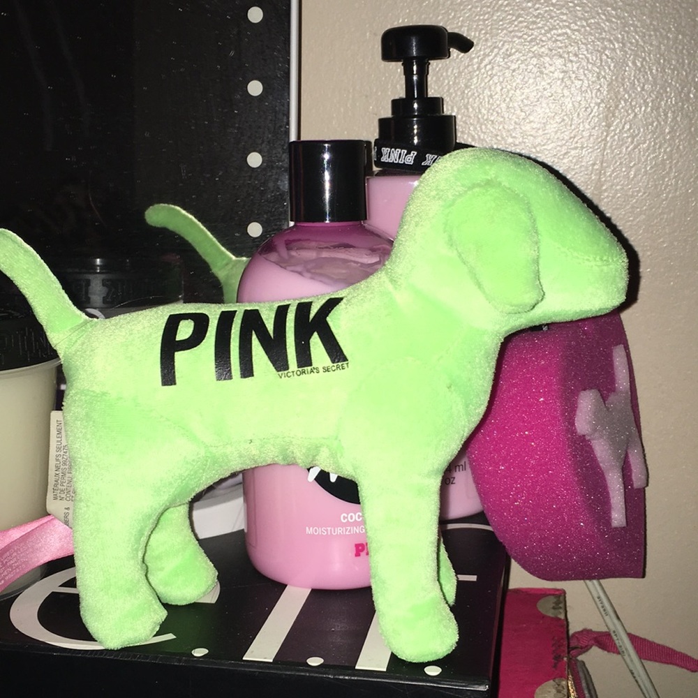 Vs Pink Green Neon Dog